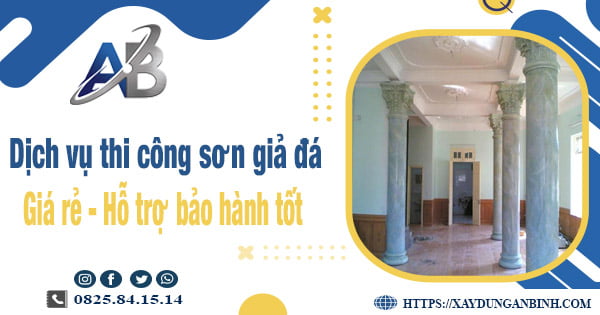 Dịch vụ thi công sơn giả đá tại Quận 8【Bảo hành 5 năm】