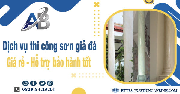 Dịch vụ thi công sơn giả đá tại Tân Bình【Bảo hành 5 năm】