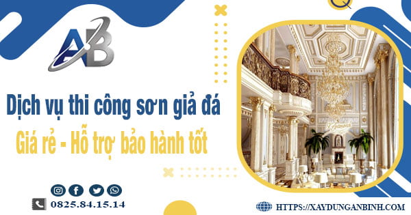 Dịch vụ thi công sơn giả đá tại Tp Bạc Liêu【Bảo hành 5 năm】