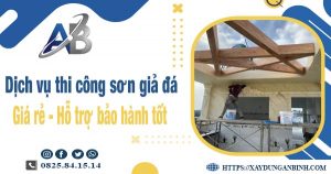 Dịch vụ thi công sơn giả đá tại Tp Cao Lãnh【Bảo hành 5 năm】