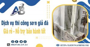 Dịch vụ thi công sơn giả đá tại Tp Hồng Ngự【Bảo hành 5 năm】