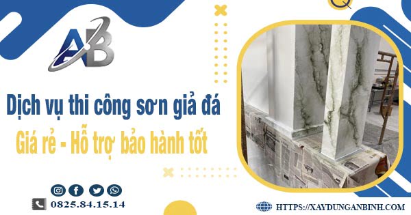 Dịch vụ thi công sơn giả đá tại Tp Hồng Ngự【Bảo hành 5 năm】