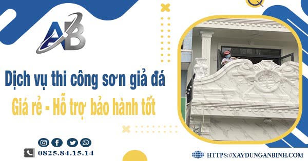 Dịch vụ thi công sơn giả đá tại Tp Sa Đéc【Bảo hành 5 năm】