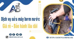 Dịch vụ thợ sửa máy bơm nước tại Hóc Môn【BH 24 Tháng】