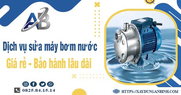 Dịch vụ thợ sửa máy bơm nước tại Vũng Tàu【BH 24 Tháng】